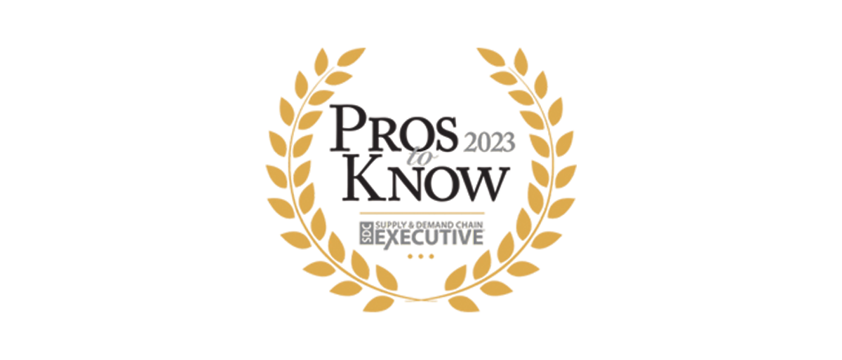 Joe Dever of TransmetriQ recognized as a Pro to Know, highlighting his contributions to logistics and supply chain innovation.