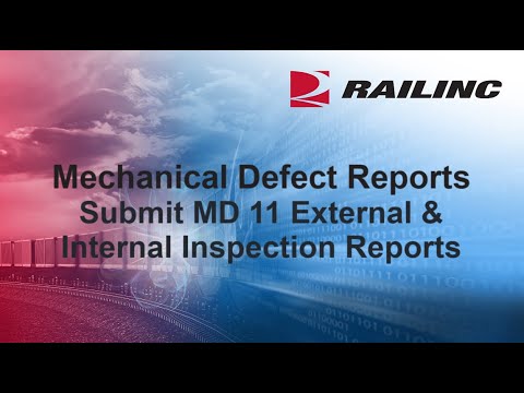 MD Reports: Submit MD 11 External & Internal Inspection Reports