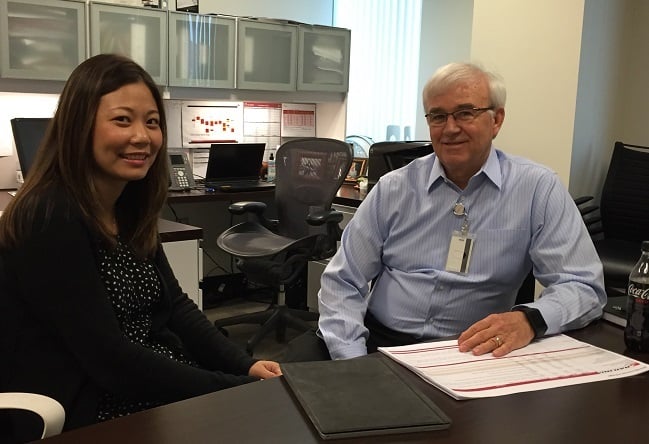 Railinc CIO Jerry Traynham with Joan Smemoe, director of application engineering