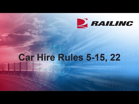 Car Hire: Rules 5-15 and 22