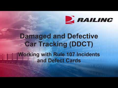 Rule 107 - Handling Damaged or Destroyed Equipment