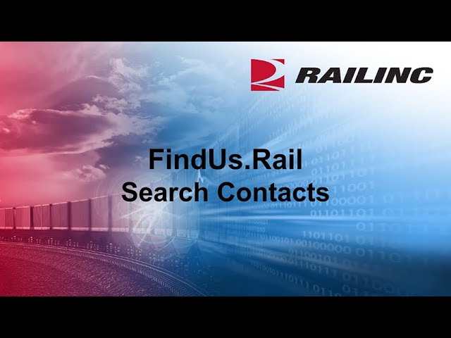FindUs.Rail: Search for Contacts Demo