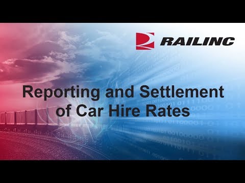 Car Hire: Reporting & Settlement