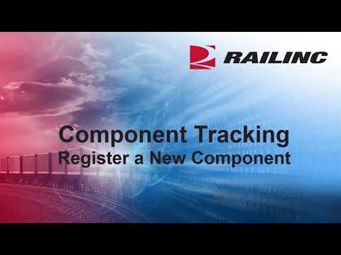 Component Tracking: Register a New Component